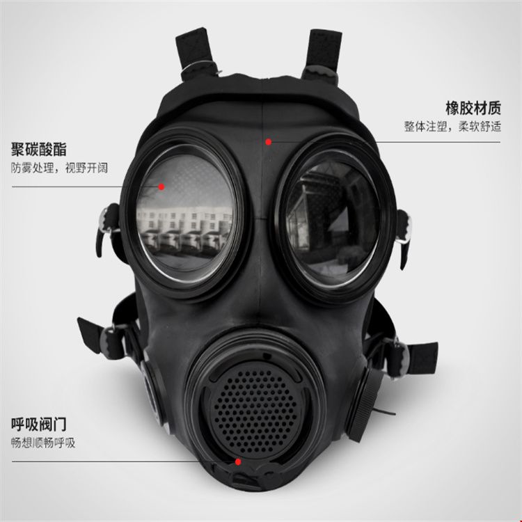 FMJ08防毒面具 自吸过滤式应急训练与防护利器